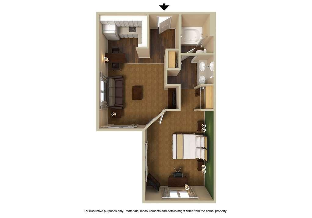 Extended Stay America Suites - Austin - Northwest Arboretum - The Domain Habitación foto
